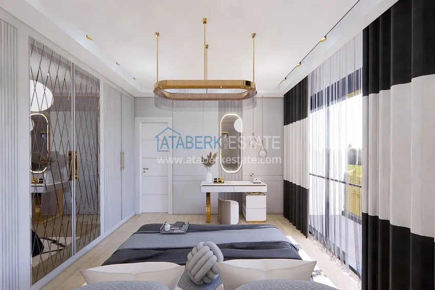 Приобрести Линейные квартиры 3+1 на этапе строительства в городе Газипаша 37 