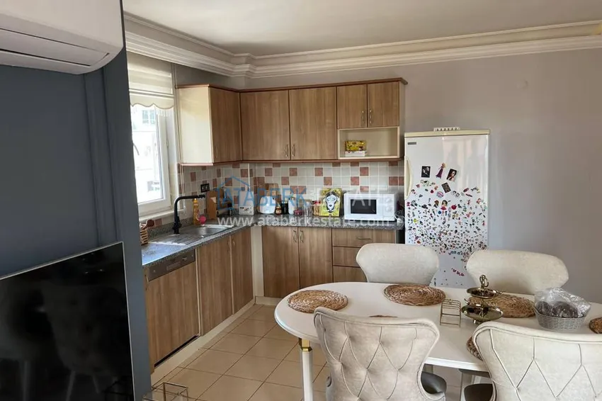 Приобрести Квартира 2+1 с мебелью и застекленными балконами в районе Алании открытом для ВНЖ - Джикджилли 6 