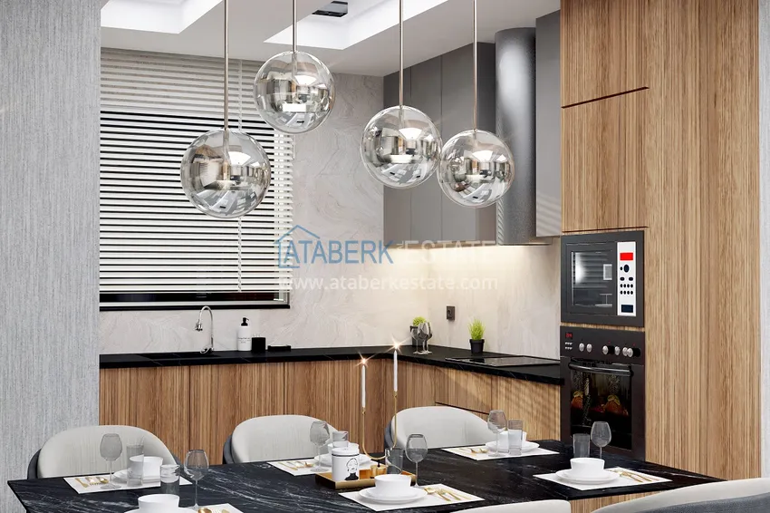 Приобрести Новый проект ультрасовременного жилого комплекса в Алании – район Бекташ 20 