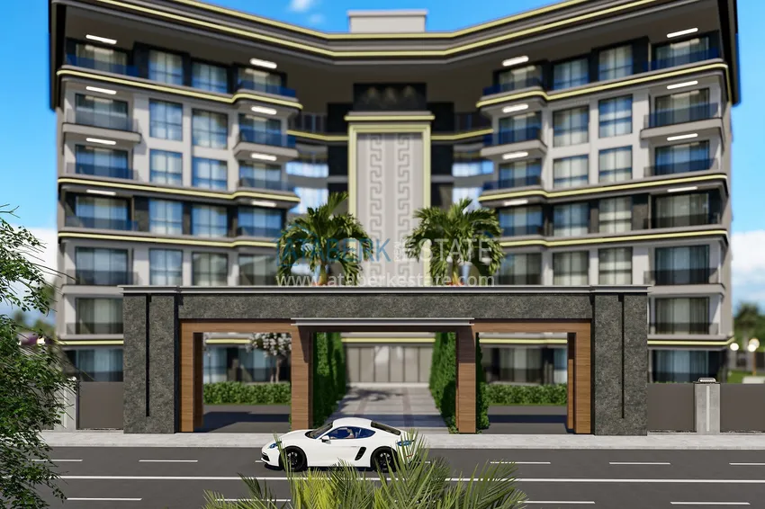 Проект Off-plan, резиденция с отельной инфраструктурой – Алания, Газипаша 6 