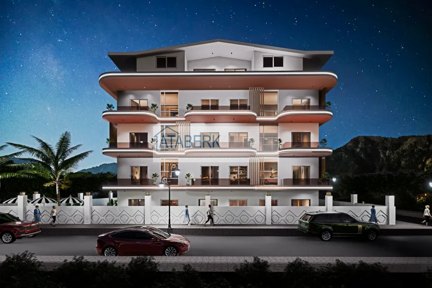 Новый проект бутик-комплекса в Газипаше, район Пазарджи в 200 метрах от центра 5 