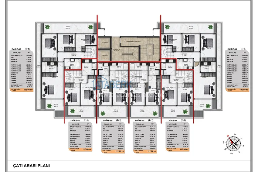 Купить дешево Люкс комплекс в Демирташе. КВАРТИРЫ С РАССРОЧКОЙ НА 5 ЛЕТ!  8 
