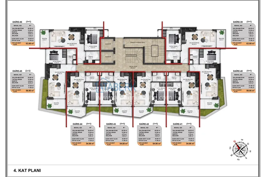Купить дешево Люкс комплекс в Демирташе. КВАРТИРЫ С РАССРОЧКОЙ НА 5 ЛЕТ!  4 