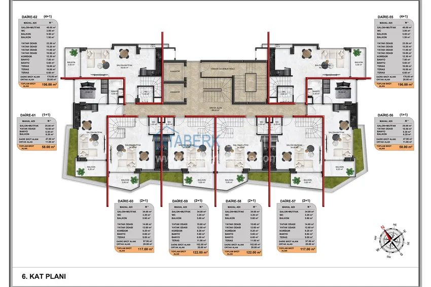 Купить дешево Люкс комплекс в Демирташе. КВАРТИРЫ С РАССРОЧКОЙ НА 5 ЛЕТ!  6 