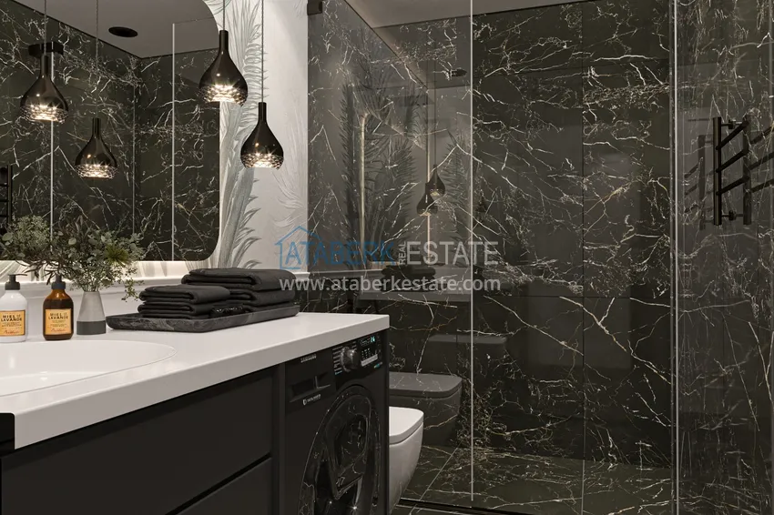 Приобрести Квартира 1+1 от инвестора в комплексе на этапе строительства в центре Алании, 83 кв.м, 7 этаж 7 