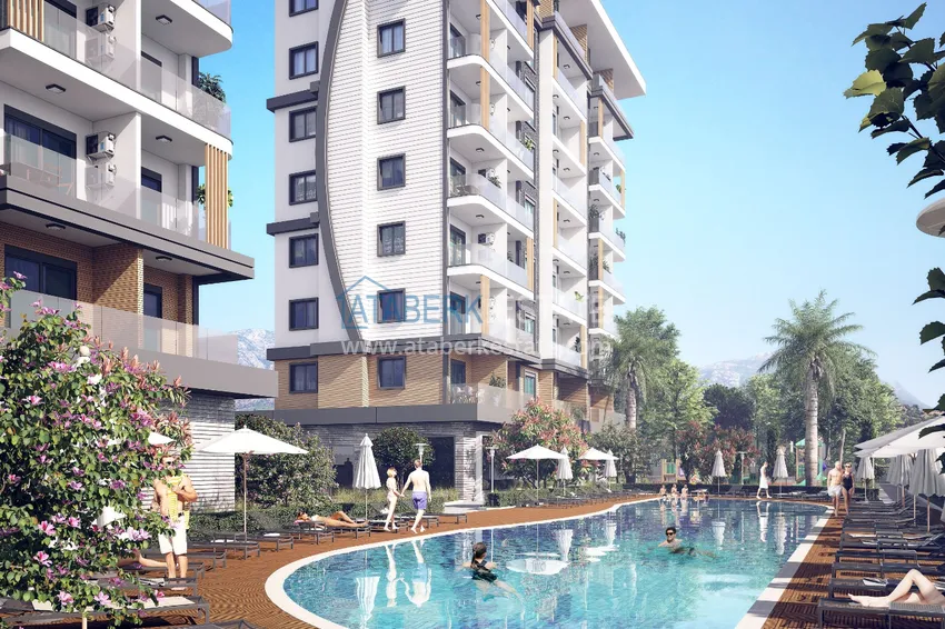 Проект офф-плана – многоквартирный комплекс с отельной инфраструктурой в районе Паяллар 7 