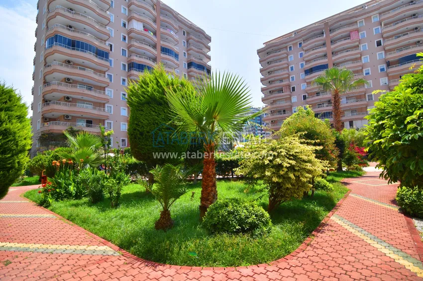 Пентхаус-дуплекс 3+1 в Махмутларе с мебелью, застекленным балконом и видом на море 8 