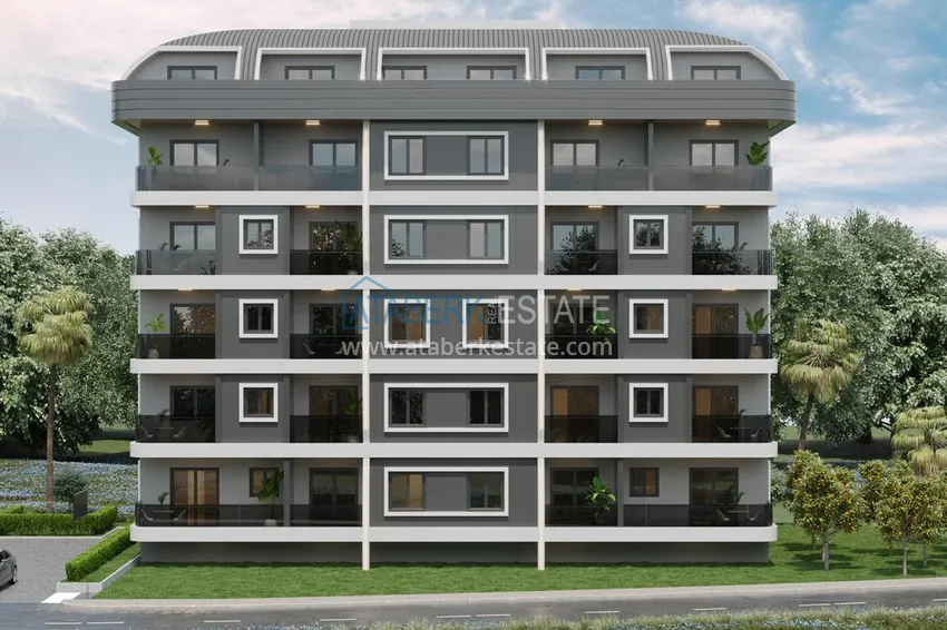 Апартаменты от застройщика на этапе котлована – Газипаша, Алания 7 