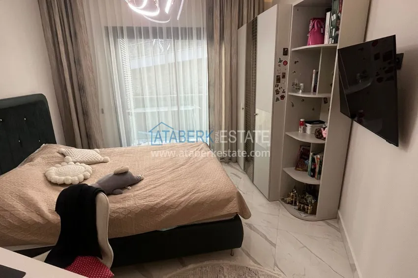 Приобрести Садовый дуплекс 3+1 в комплексе на первой береговой линии, Каргыджак – Алания 7