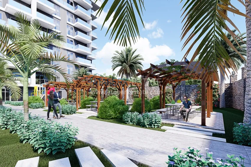 Строящийся жилой комплекс премиального класса в Алании, район Паяллар 9 