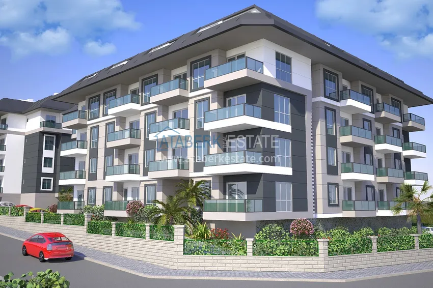 Новый комплекс в районе Оба – Алания, на этапе строительства 7 