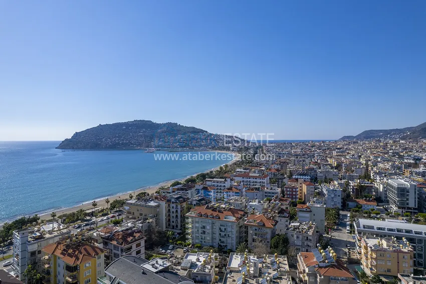 Стильная городская квартира с авторским дизайном в 50 метрах от пляжа Кейкубат - центр Алании  2 