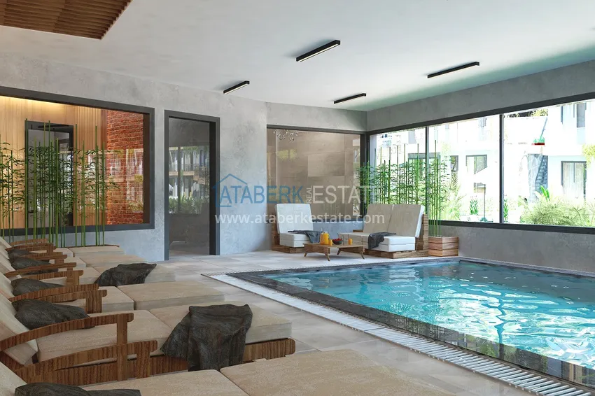 Новый проект ультрасовременного жилого комплекса в Алании – район Бекташ 54 