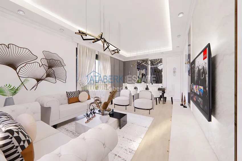 Приобрести Линейные квартиры 3+1 на этапе строительства в городе Газипаша 13 