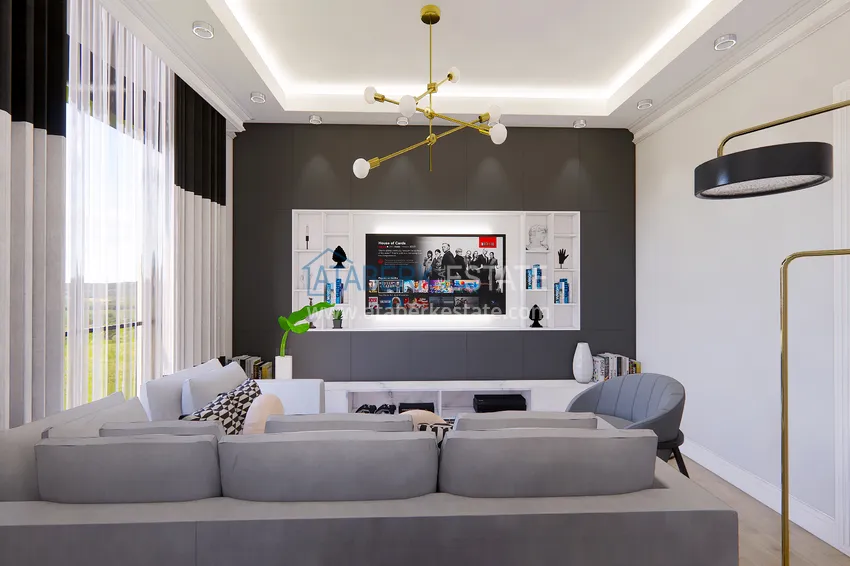 Приобрести Линейные квартиры 3+1 на этапе строительства в городе Газипаша 55 