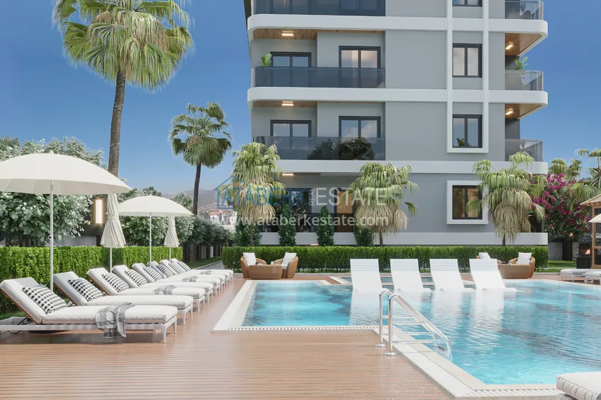 Апартаменты от застройщика на этапе котлована – Газипаша, Алания 8 