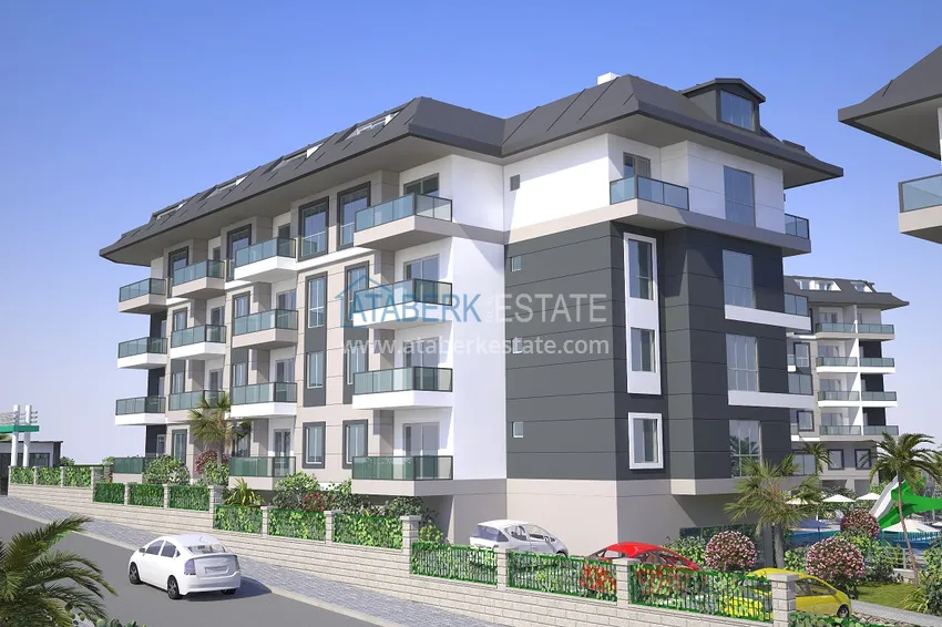 Новый комплекс в районе Оба – Алания, на этапе строительства 8 