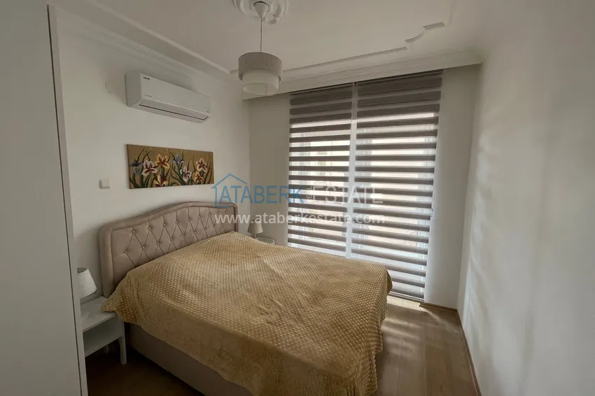 Приобрести Квартира 2+1 с видом на море после ремонта с новой мебелью в районе Оба, Алания 8 