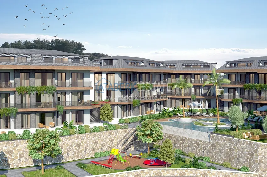 Новый проект ультрасовременного жилого комплекса в Алании – район Бекташ 13 