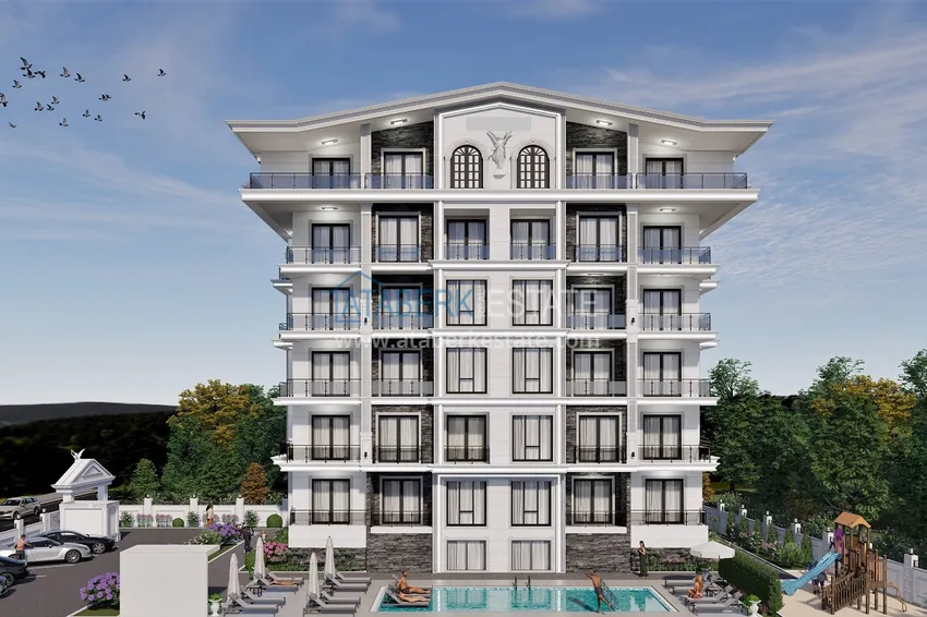 Недвижимость от застройщика на этапе строительства в Газипаше  8 