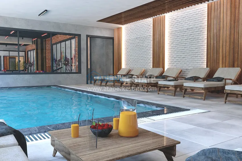 Новый проект ультрасовременного жилого комплекса в Алании – район Бекташ 55 