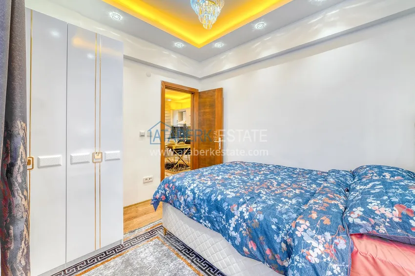 Приобрести Стильная городская квартира с авторским дизайном в 50 метрах от пляжа Кейкубат - центр Алании  8 