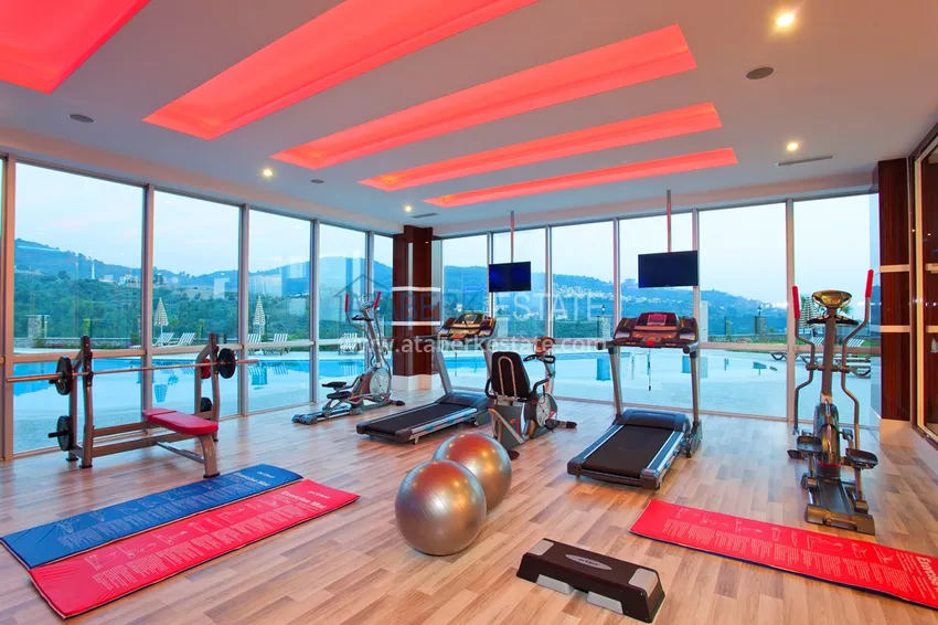 Квартира 3+1 меблированная с видом на море, Каргыджак – Алания 13 