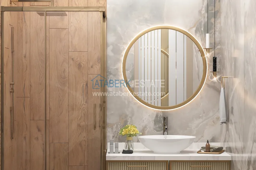 Приобрести Современный жилой комплекс семейного типа на этапе строительства в Алании, район Демирташ 12 