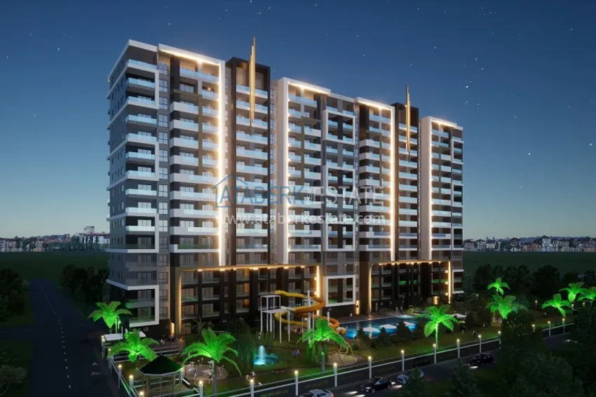 Инновационный жилой комплекс премиум-класса всего в 100 метрах от лазурного моря в Эрдемли. 4 