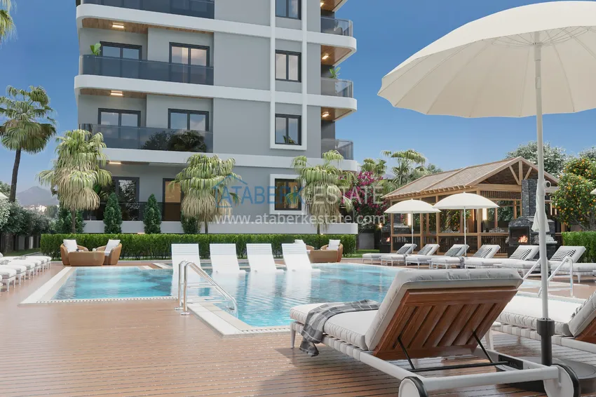 Апартаменты от застройщика на этапе котлована – Газипаша, Алания 9 