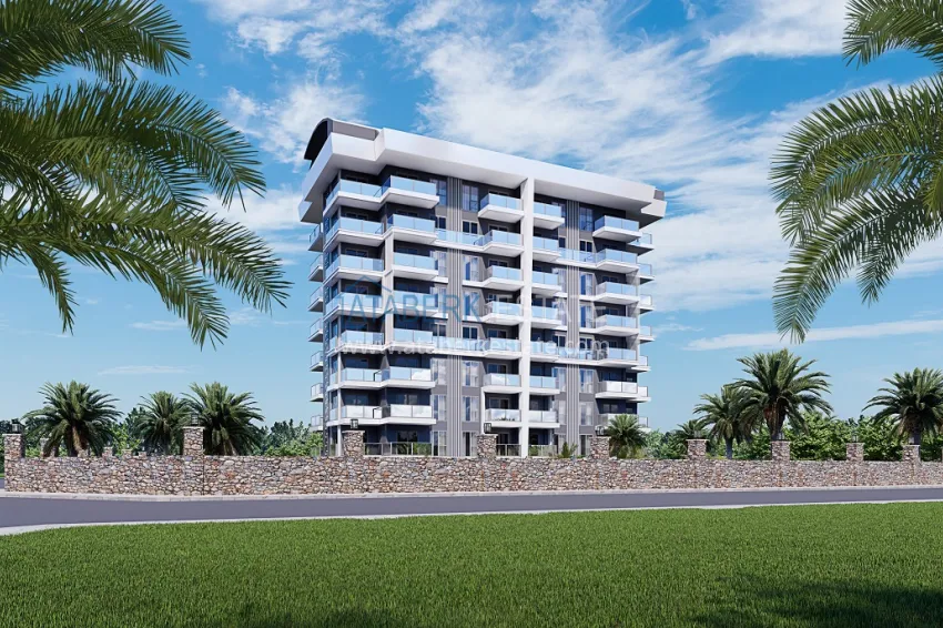 Строящийся жилой комплекс премиального класса в Алании, район Паяллар 1 