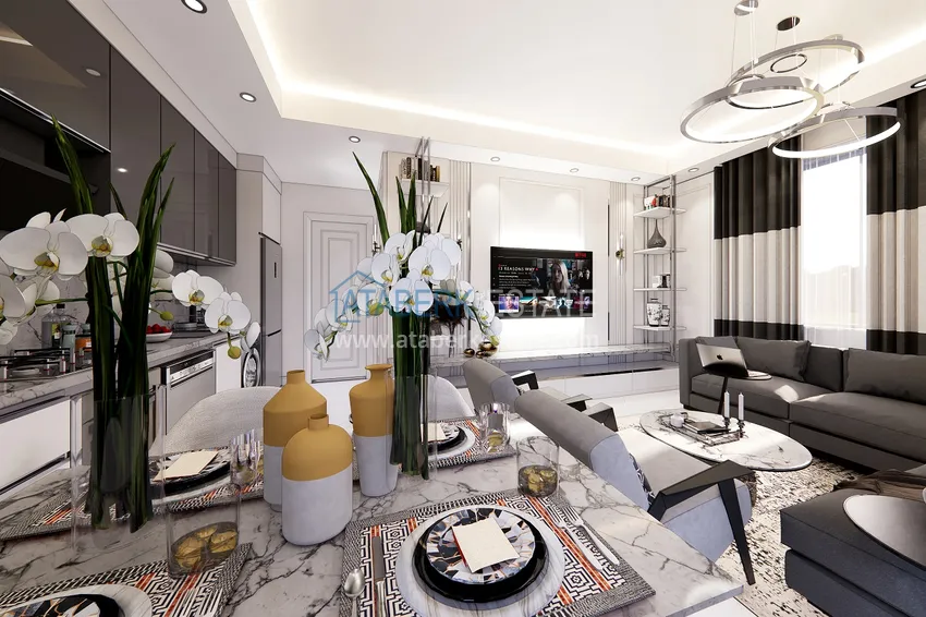 Приобрести Старт продаж! Квартиры в Газипаше в комплексе на этапе строительства 12 