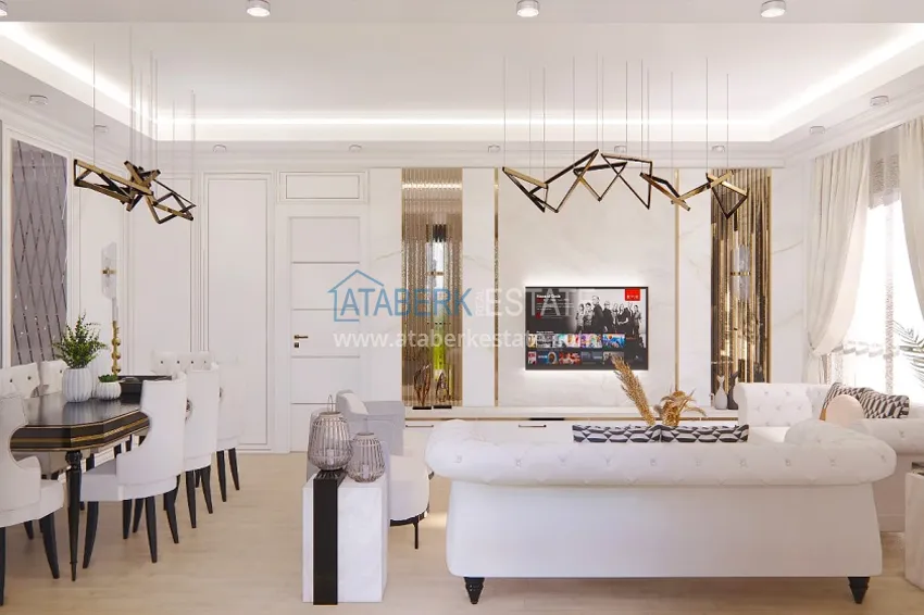 Приобрести Линейные квартиры 3+1 на этапе строительства в городе Газипаша 15 