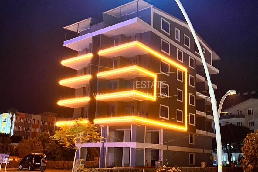 Линейные квартиры 3+1 на этапе строительства в городе Газипаша 4 