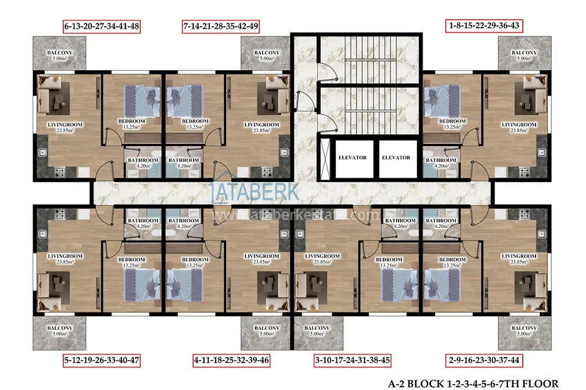 Купить дешево Инвестиционная недвижимость на этапе проекта – Алания, район Паяллар 1 