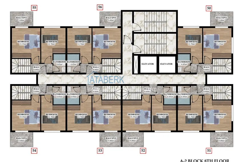Купить дешево Инвестиционная недвижимость на этапе проекта – Алания, район Паяллар 2 