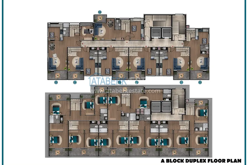 Купить дешево Проект офф-плана – многоквартирный комплекс с отельной инфраструктурой в районе Паяллар 1 