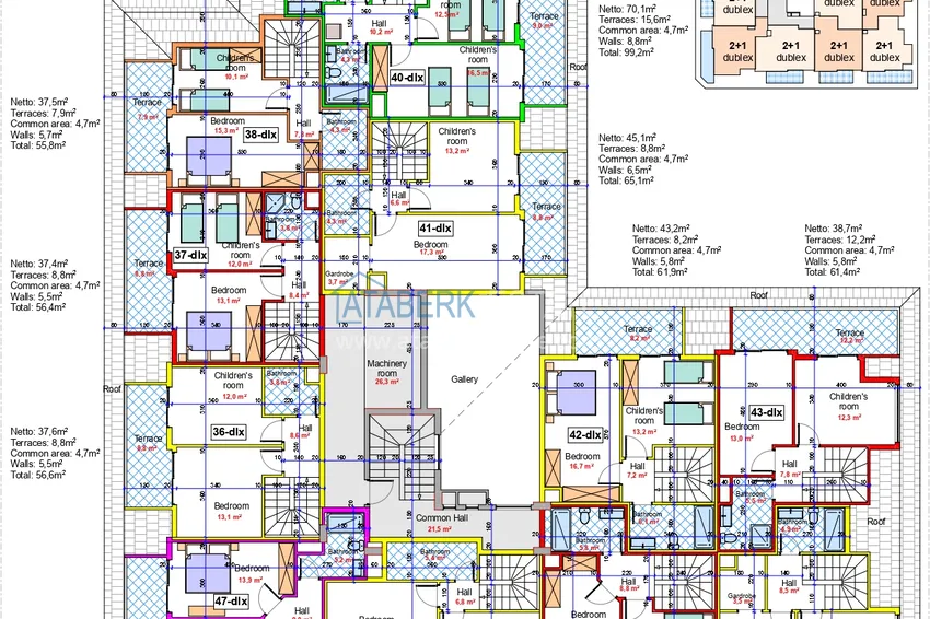 Купить дешево Новый комплекс в районе Оба – Алания, на этапе строительства 4 