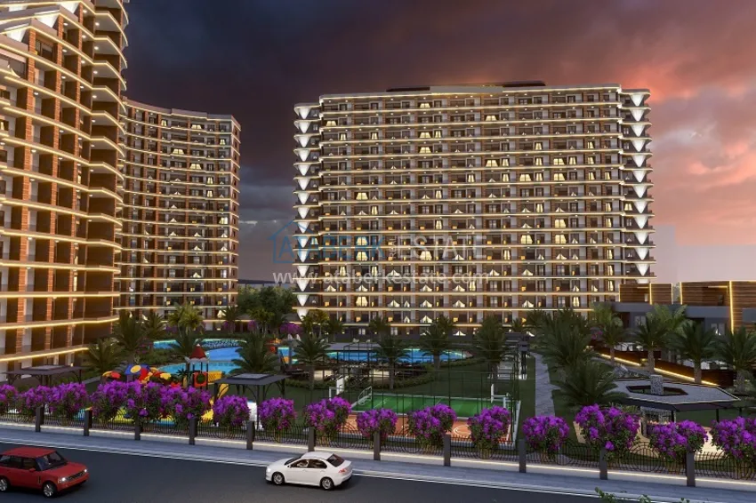 Стильный проект комплекса премиум-класса от надежного застройщика в Мерсине, Томюк 4