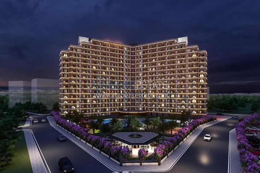 Стильный проект комплекса премиум-класса от надежного застройщика в Мерсине, Томюк 6