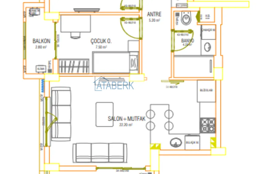 Купить дешево Новый инвестиционный проект жилого комплекса в Анталии – Алтынташ 1 