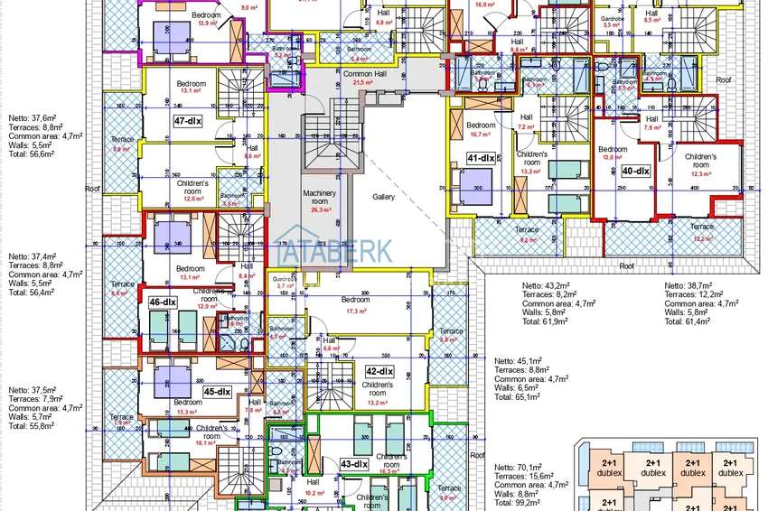 Купить дешево Новый комплекс в районе Оба – Алания, на этапе строительства 8 