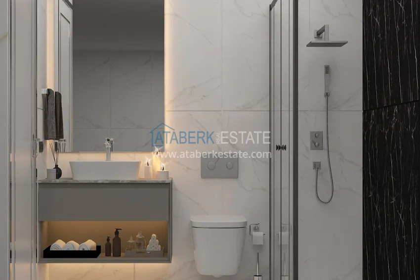 Приобрести Новый проект ультрасовременного жилого комплекса в Алании – район Бекташ 25 