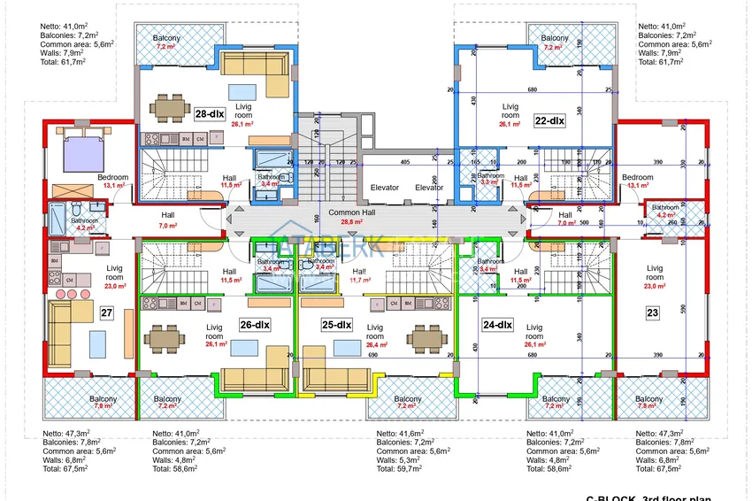 Купить дешево Новый комплекс в районе Оба – Алания, на этапе строительства 10 