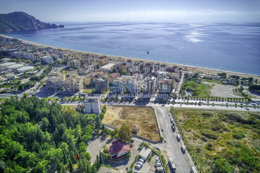 Квартиры в центре Алании в 150 метрах от пляжа Клеопатра на этапе котлована  17 