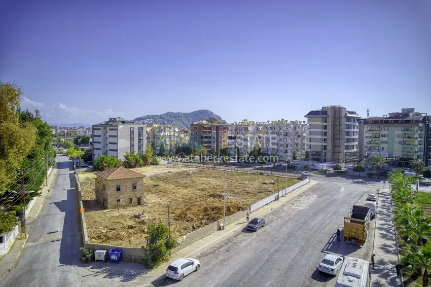 Квартиры в центре Алании в 150 метрах от пляжа Клеопатра на этапе котлована  18 