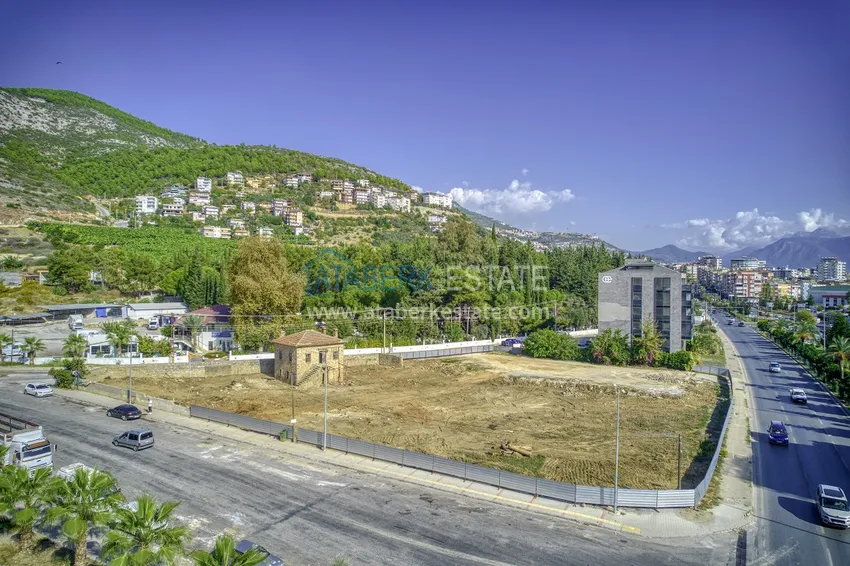 Квартиры в центре Алании в 150 метрах от пляжа Клеопатра на этапе котлована  19 