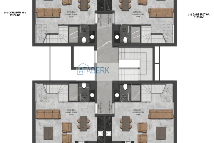 Купить дешево Новый проект в районе Кестель – вторая береговая линия - выгодная ценовая политика 3 