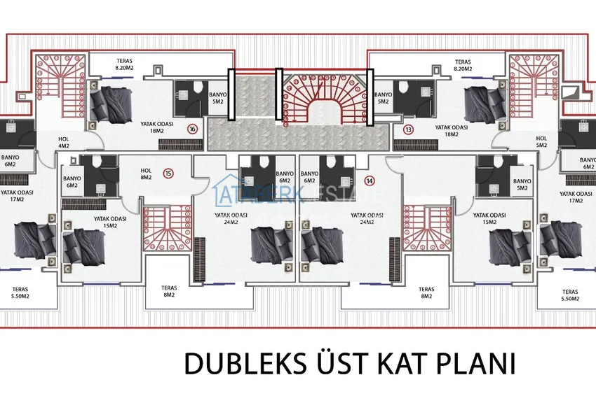 Купить дешево Квартиры в новом бутик-комплексе в районе Авсаллар, Алания 3
