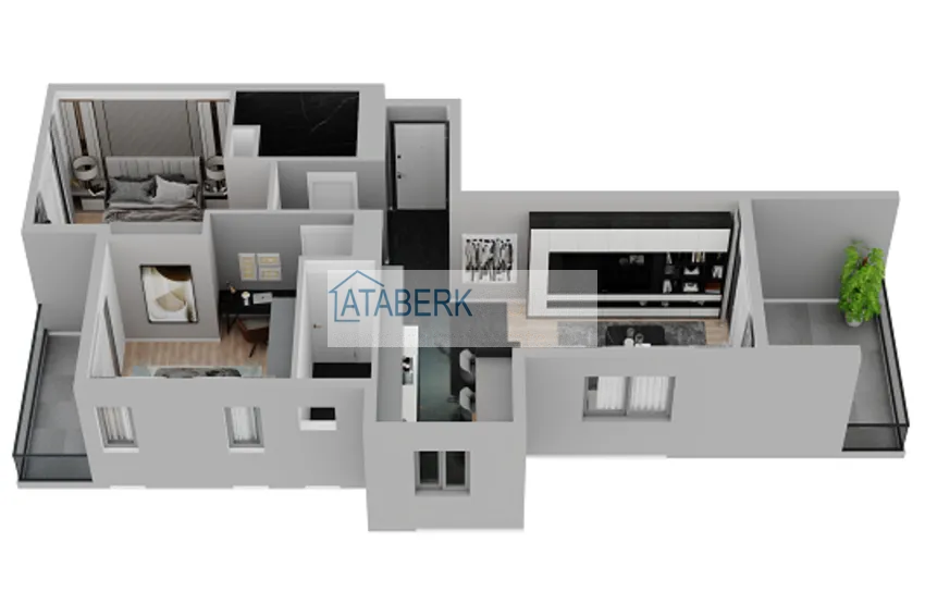 Купить дешево Современный ЖК в историческом микрорайоне Соли района Мезитли, города Мерсин 5